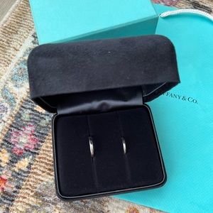 Tiffany Wedding rings/earrings box
